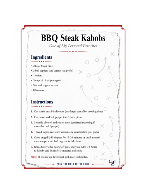 BBQ Steak Kabobs